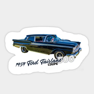 1959 Ford Fairlane 500 Coupe Sticker